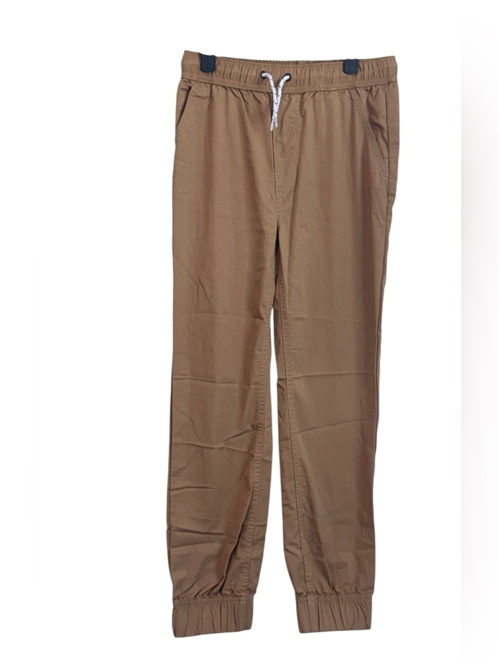 Nautica Boys Khaki Stretch Pull-On Joggers – Size 10